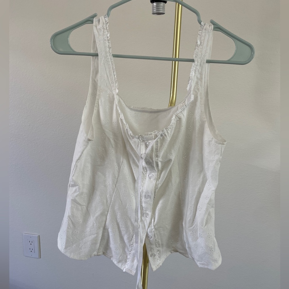 Ruffle tank top